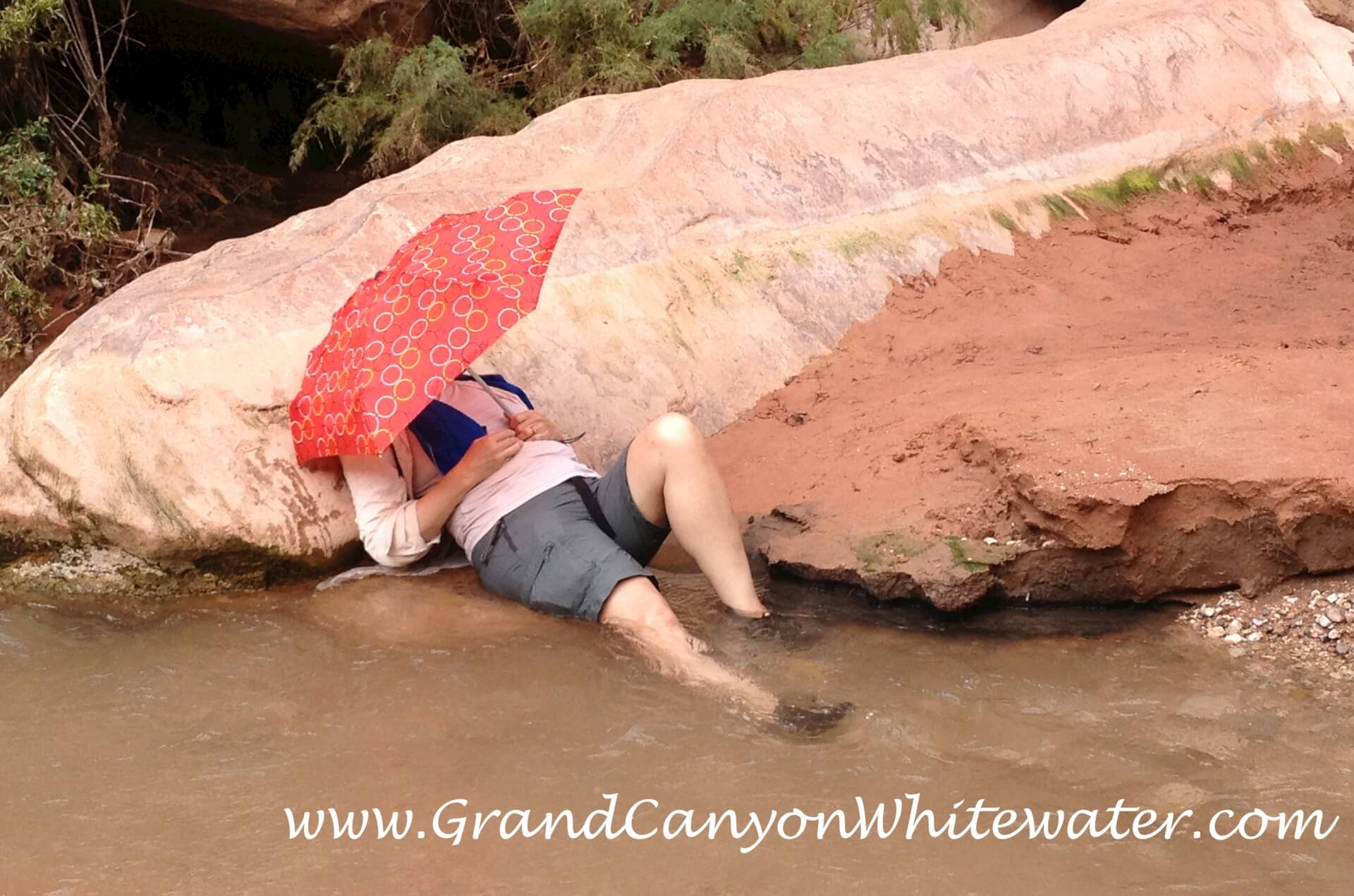 Grand Canyon Whitewater Raft Trip Relaxing.