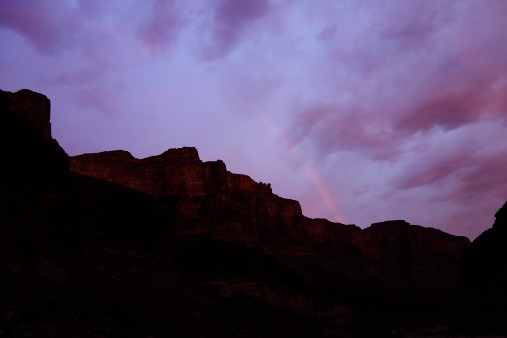 Aug 7, 2013 scenery, night, rainbow, canyon