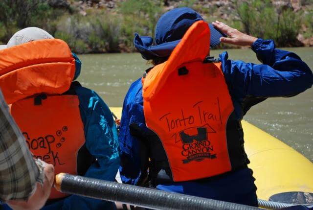 Hats Are Important on a Grand Canyon Whitewater Raft Trip.