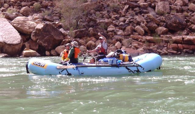 Grand Canyon river rafting trip on the Colorado River  
