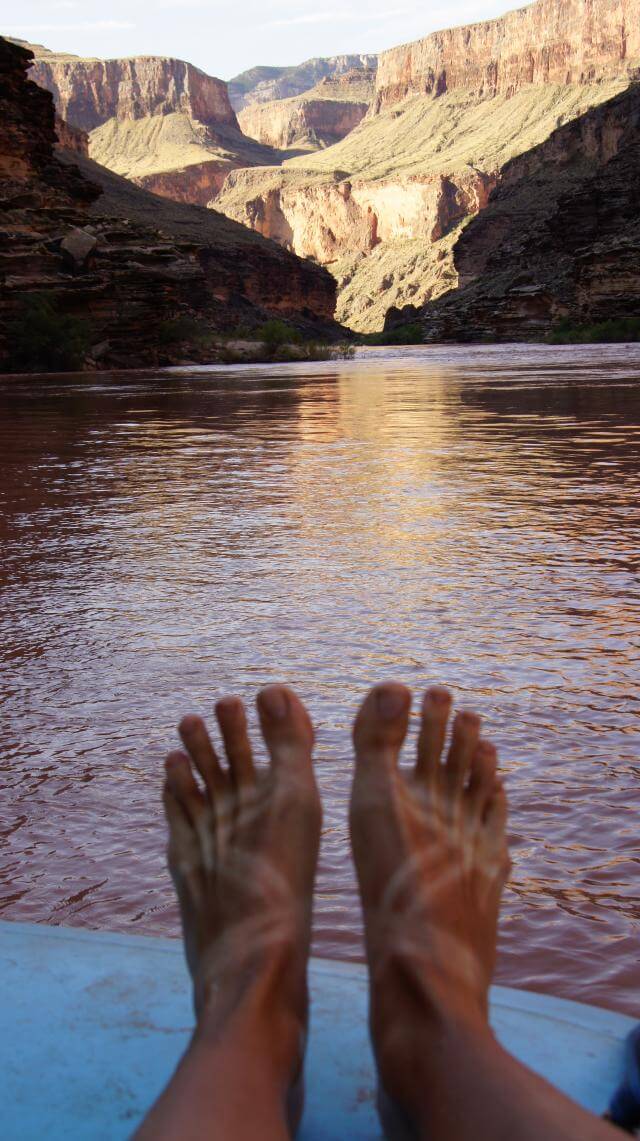 Grand Canyon river sandal tans are always in style. What a souvenir from a memorable rafting trip!