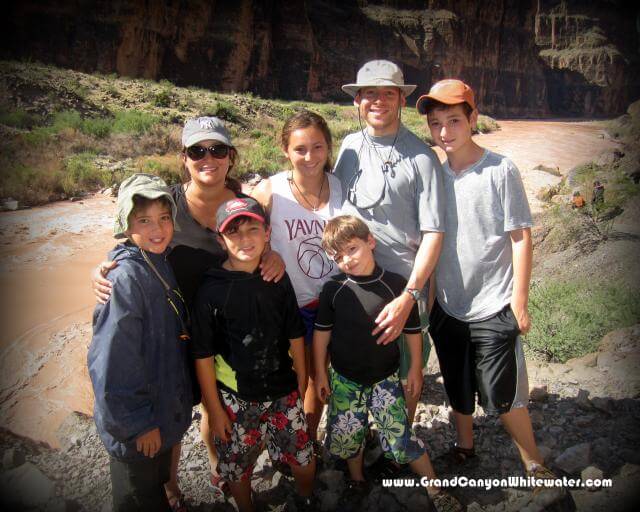 Grand Canyon rafting trips are on of the best family vacation destinations.