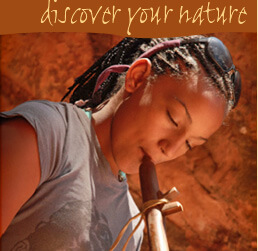 Girl on Grand Canyon Youth discovers nature and music.