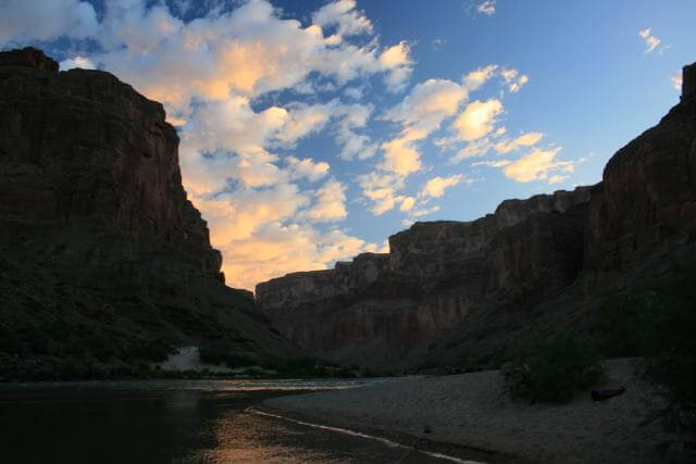Beautiful view from a Grand Canyon Whitewater River Trip.