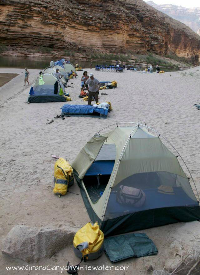 Grand Canyon Whitewater provides much of the camping gear you'll need for your whitewater vacation.