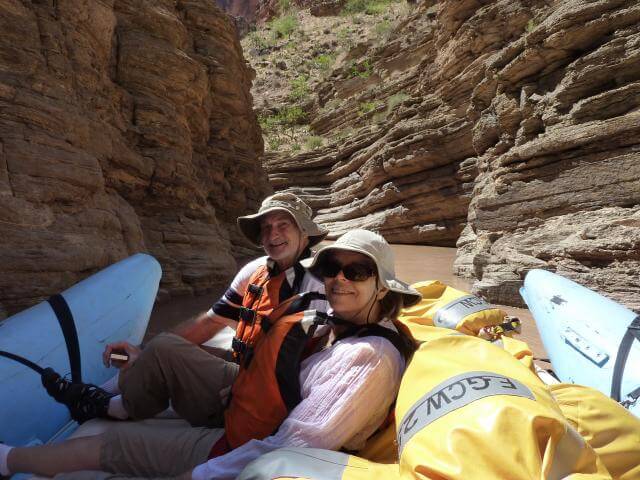 Grand Canyon Whitewater Guests In MatKat.
