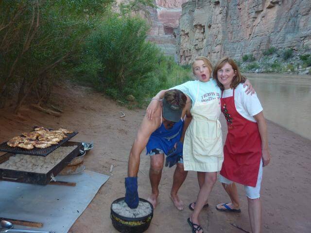 Grand Canyon Whitewater guides bring their families too!