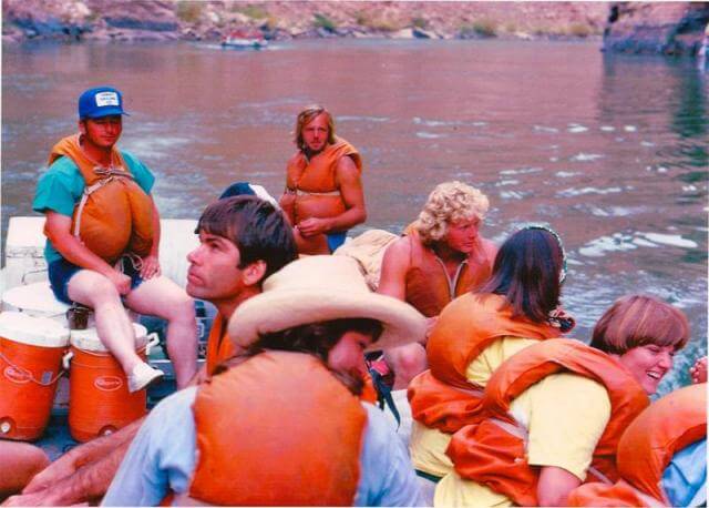 A Grand Canyon white water rafting trip in the 1970s.