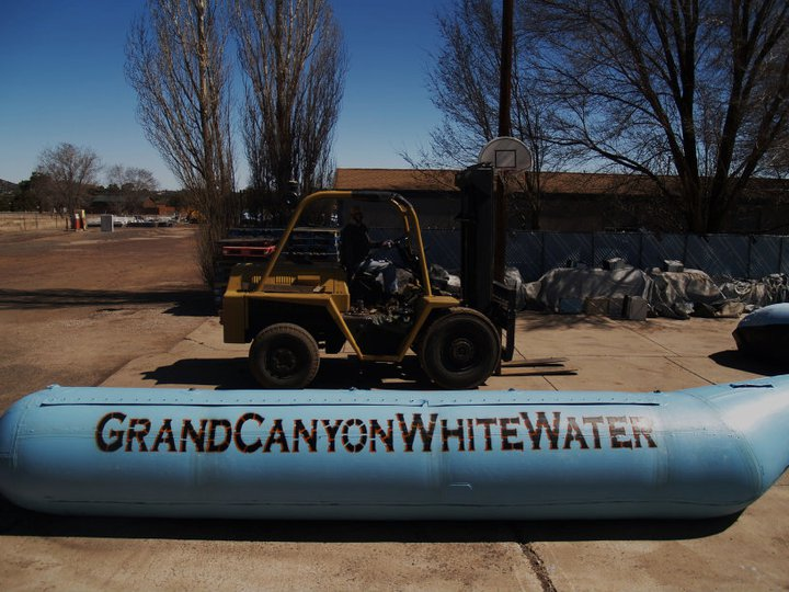 Grand Canyon Whitewater Tubes Freshly Painted ready for the 2011 season!