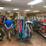 The store has last minute items as well as a selection of beer and boxed wine.