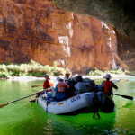 Emerald green in the upper Canyon.