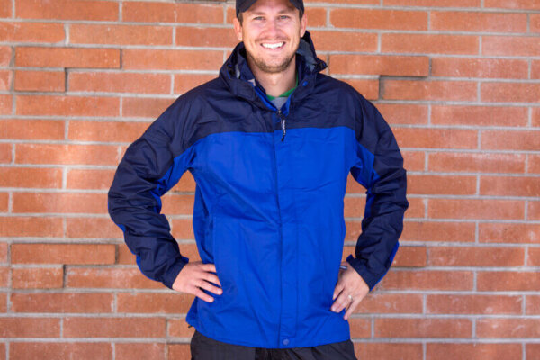 This men's seam-sealed waterproof rain jacket features Aquavent technology that allows the jacket to breathe while still protecting you from the best the Grand Canyon throws at you. <a href="https://reservations.grandcanyonwhitewater.com/shop/rain-gear" rel="noopener" target="_blank">Order them here!</a>