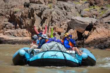 Grand Canyon motor boat